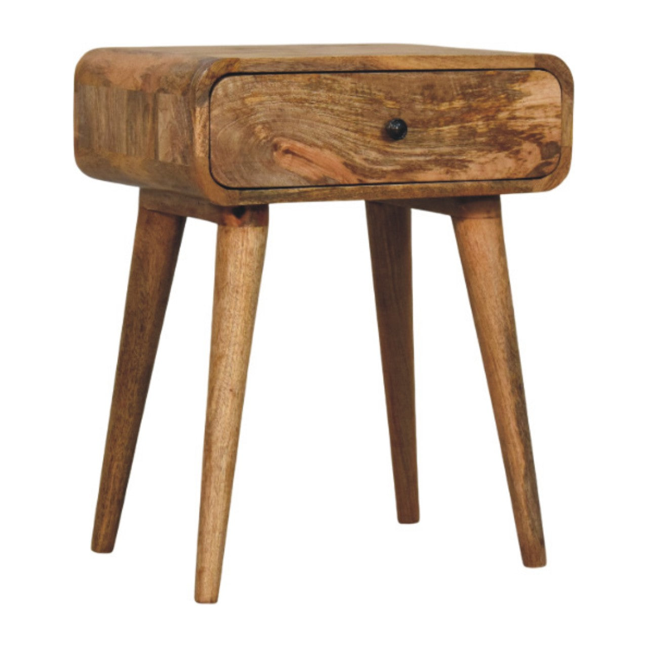 Avora Oak-ish Nightstand with 1 drawer - Luxe Home Comforts