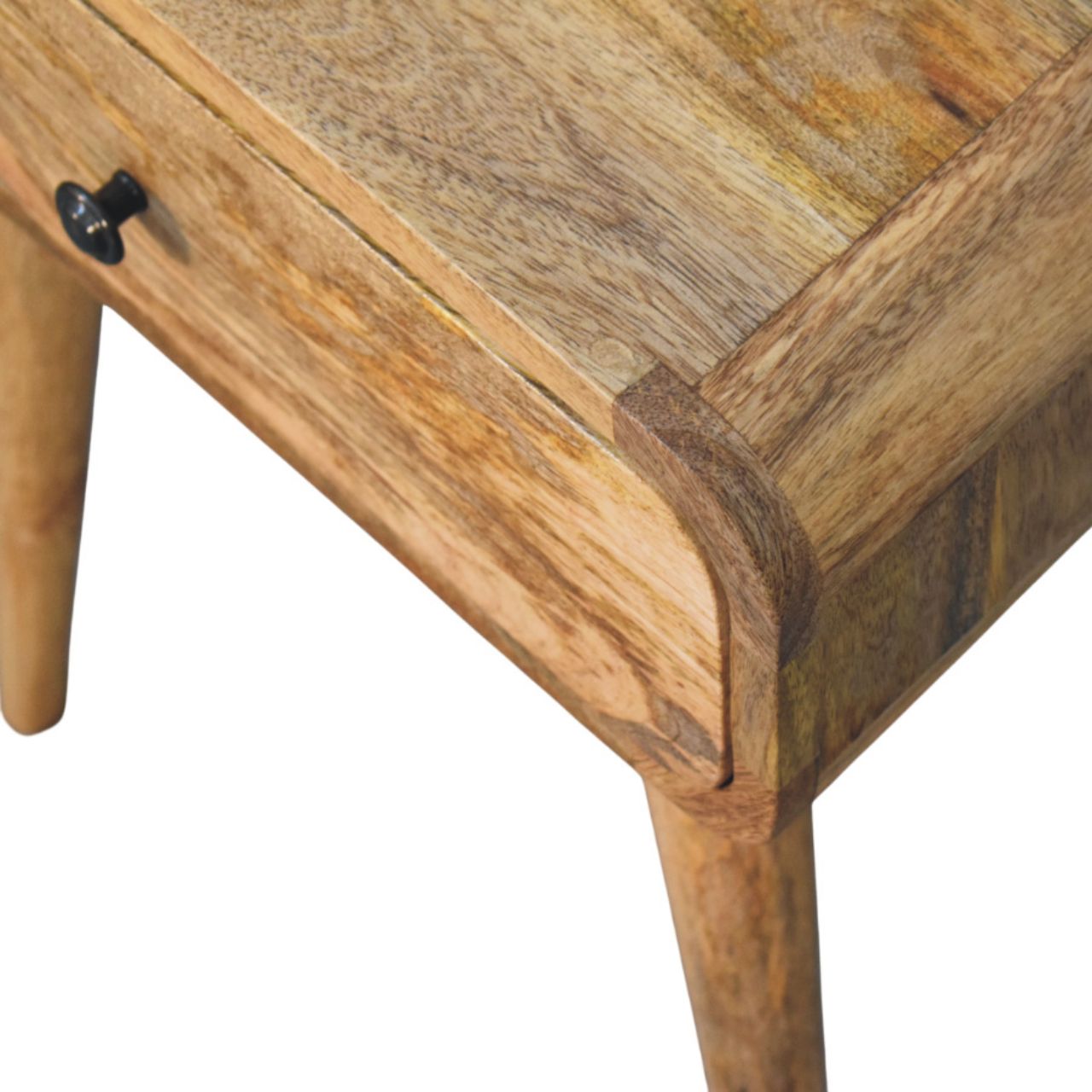 Avora Oak-ish Nightstand with 1 drawer - Luxe Home Comforts