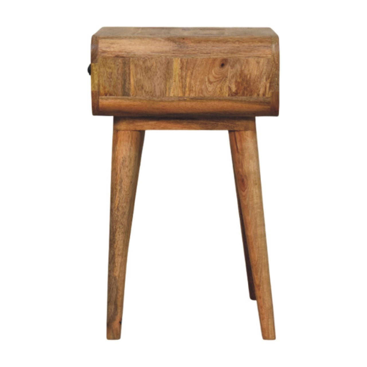 Avora Oak-ish Nightstand with 1 drawer - Luxe Home Comforts