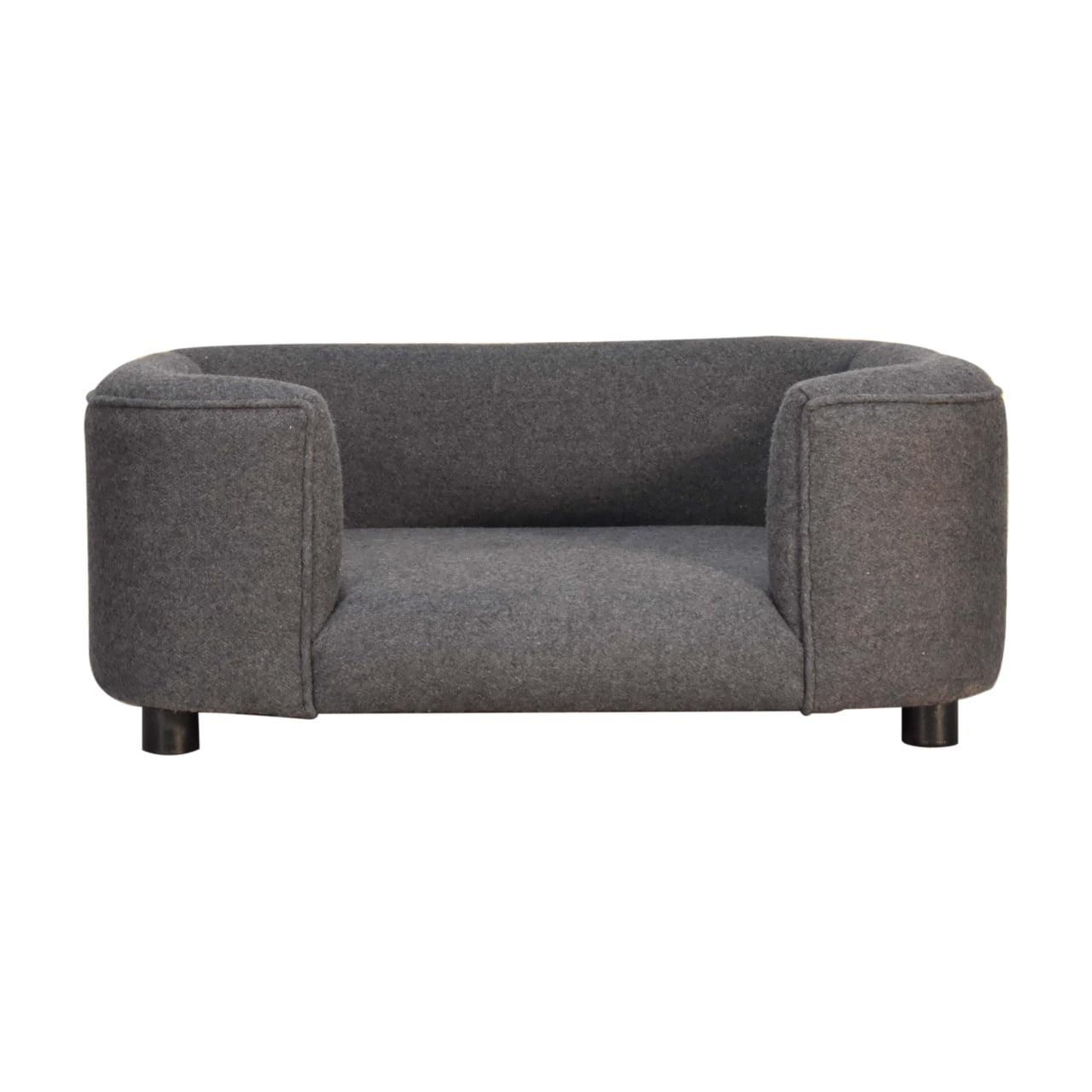 Battleship Tweed Pet Sofa Bed - Luxe Home Comforts