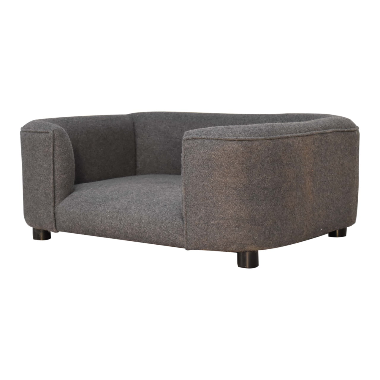Battleship Tweed Pet Sofa Bed - Luxe Home Comforts