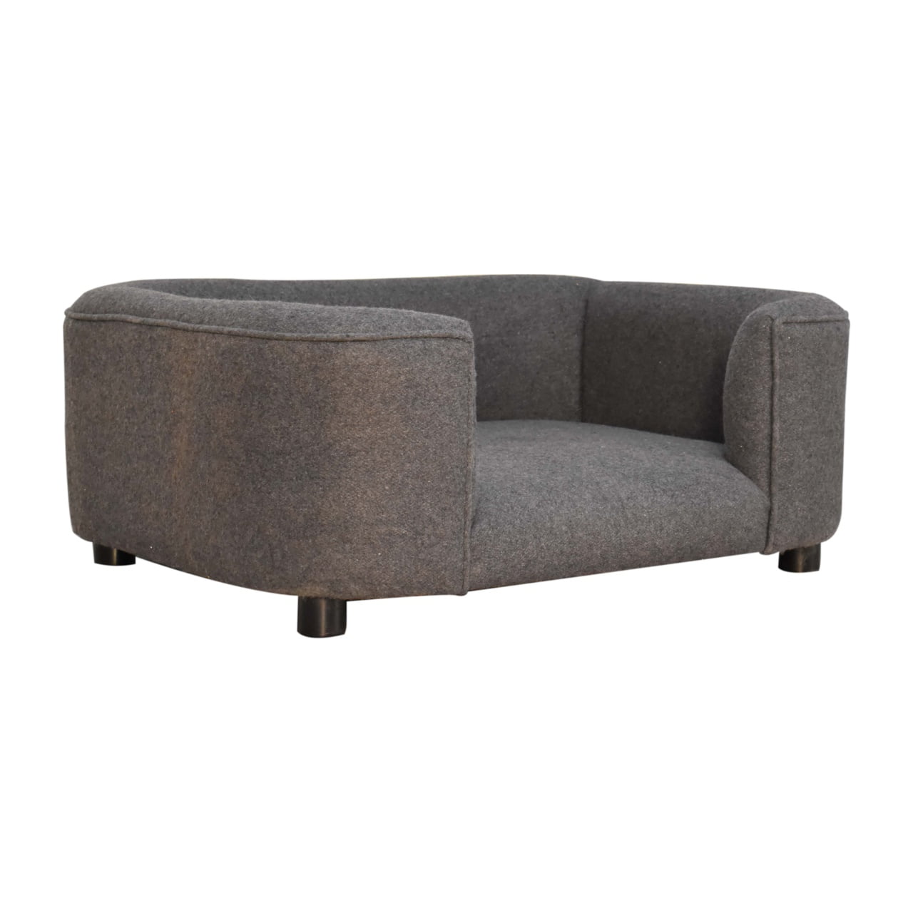Battleship Tweed Pet Sofa Bed - Luxe Home Comforts