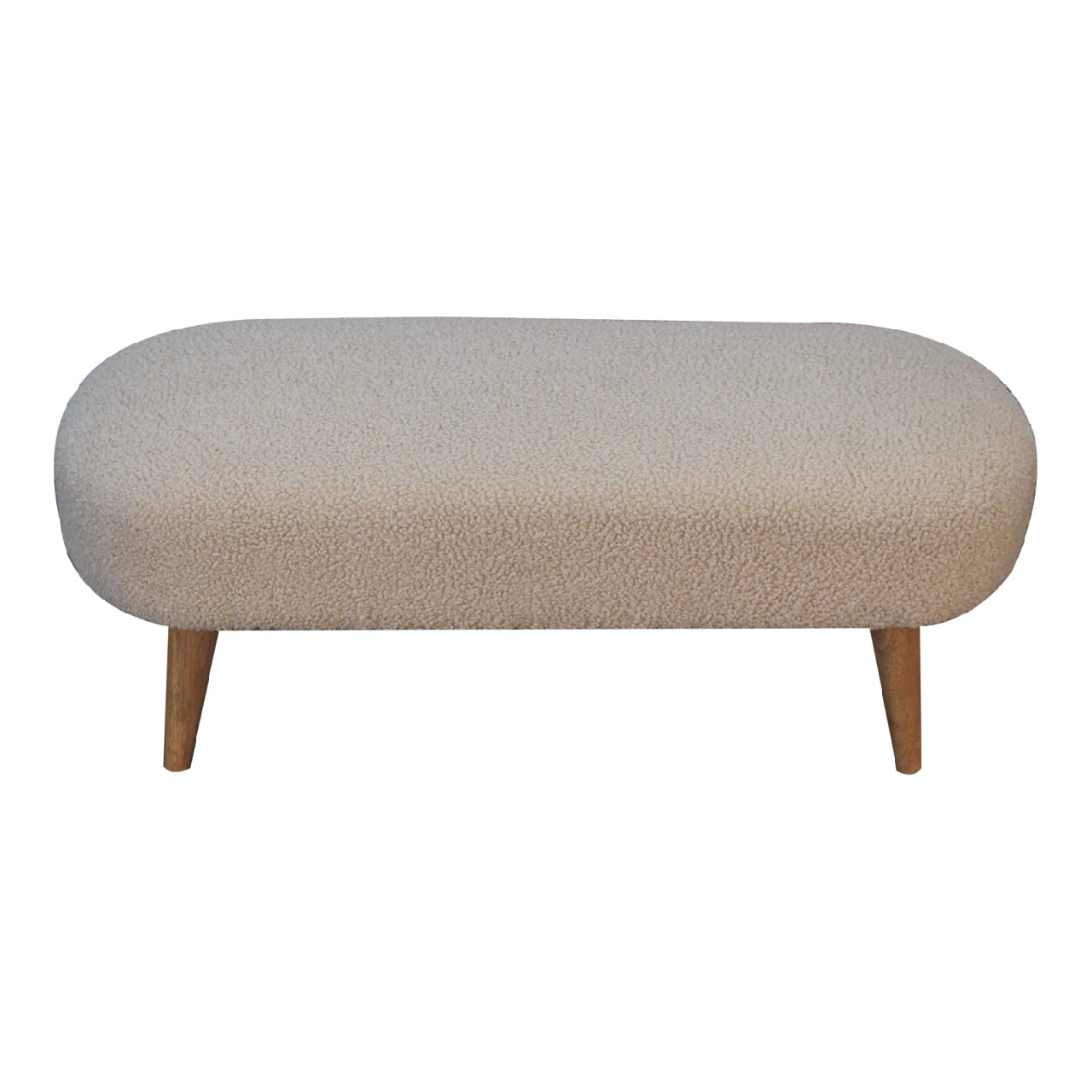 Boucle Hallway Bench - Luxe Home Comforts