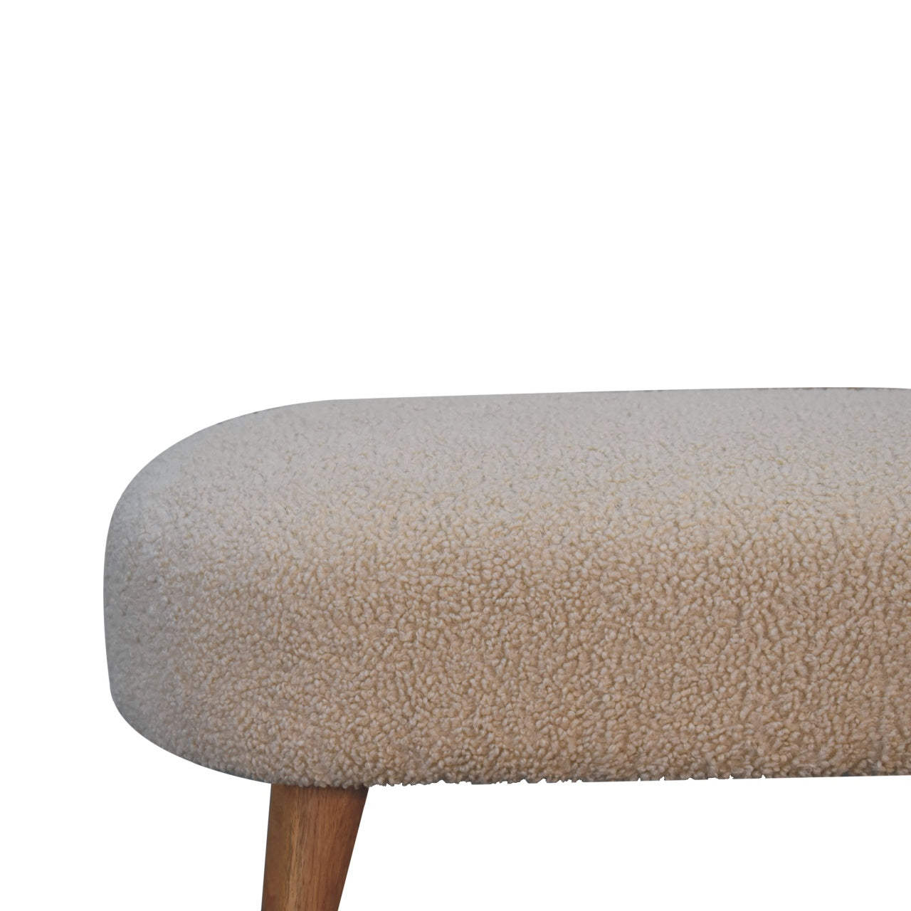 Boucle Hallway Bench - Luxe Home Comforts