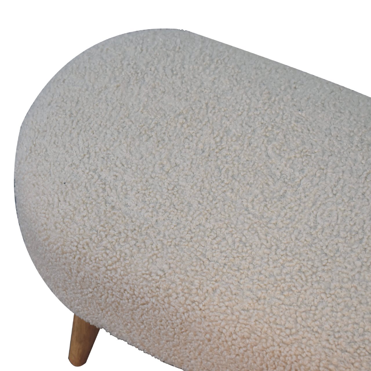 Boucle Hallway Bench - Luxe Home Comforts