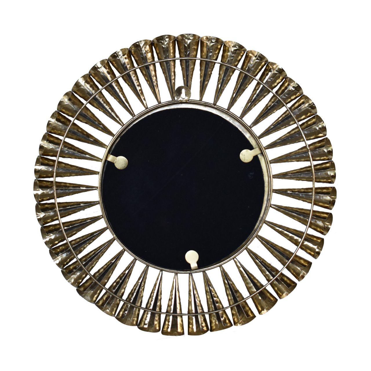Brass Coned Mirror - Luxe Home Comforts