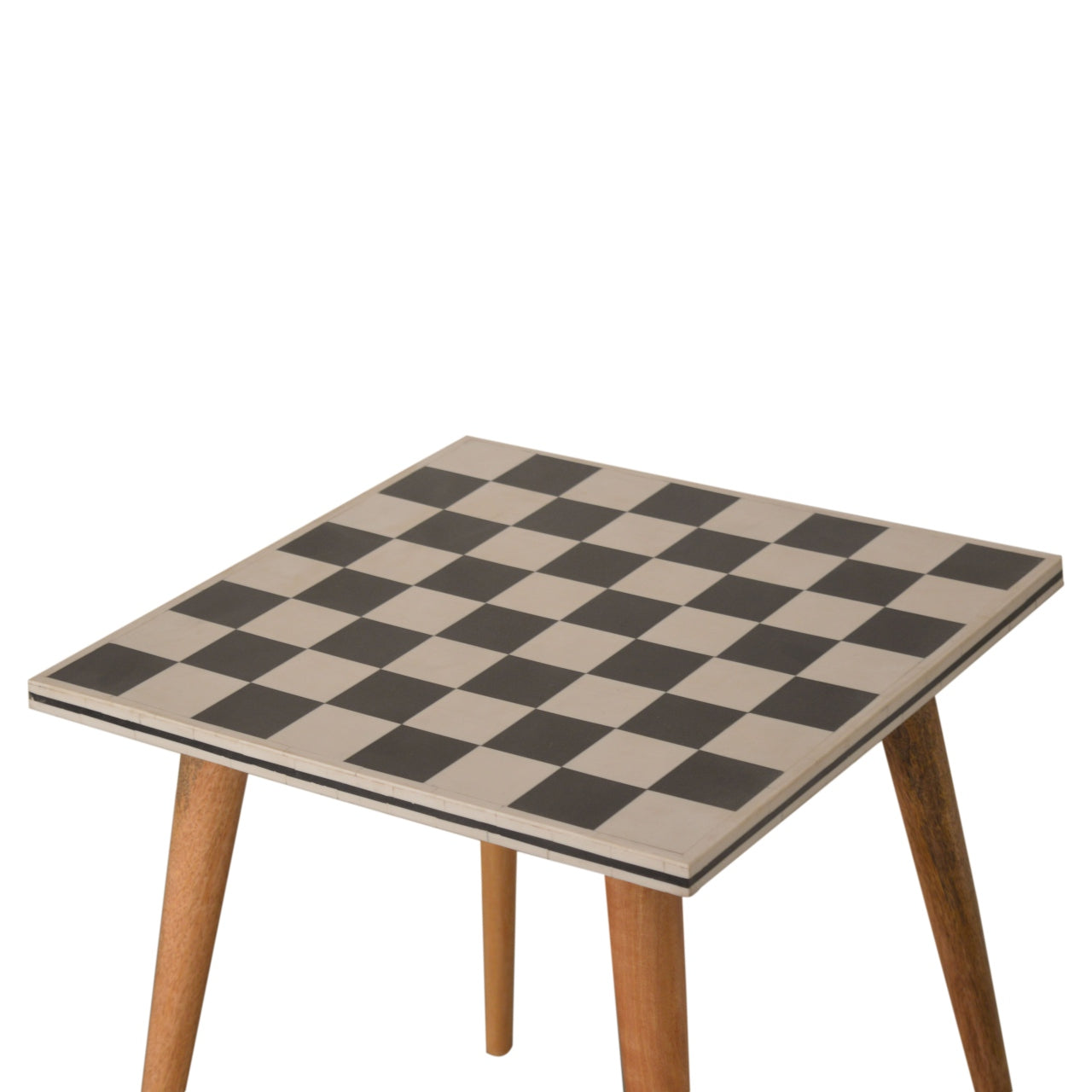 Checkered End Table - Luxe Home Comforts