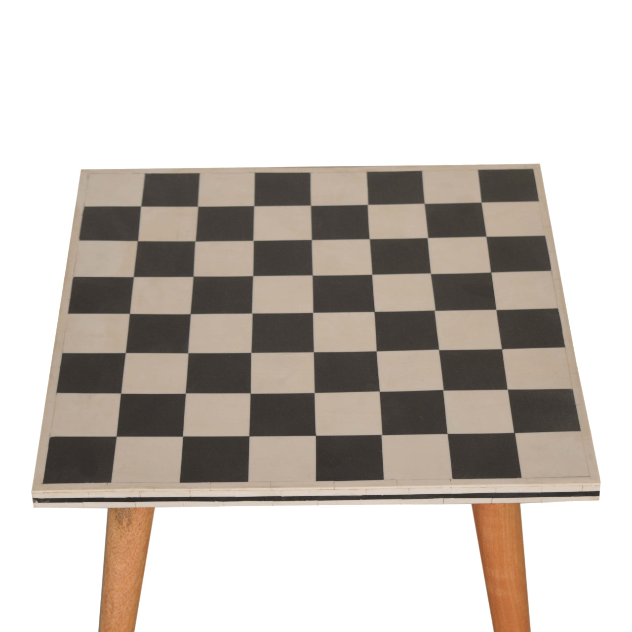 Checkered End Table - Luxe Home Comforts