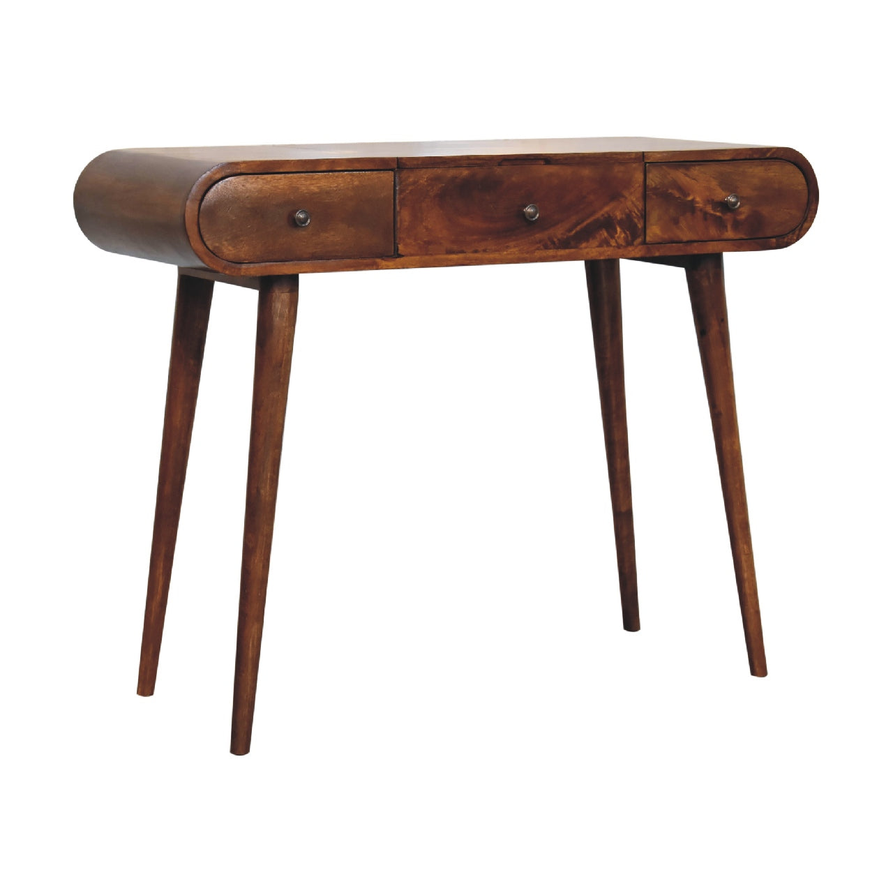 Chestnut Mirror Dressing Table - Luxe Home Comforts