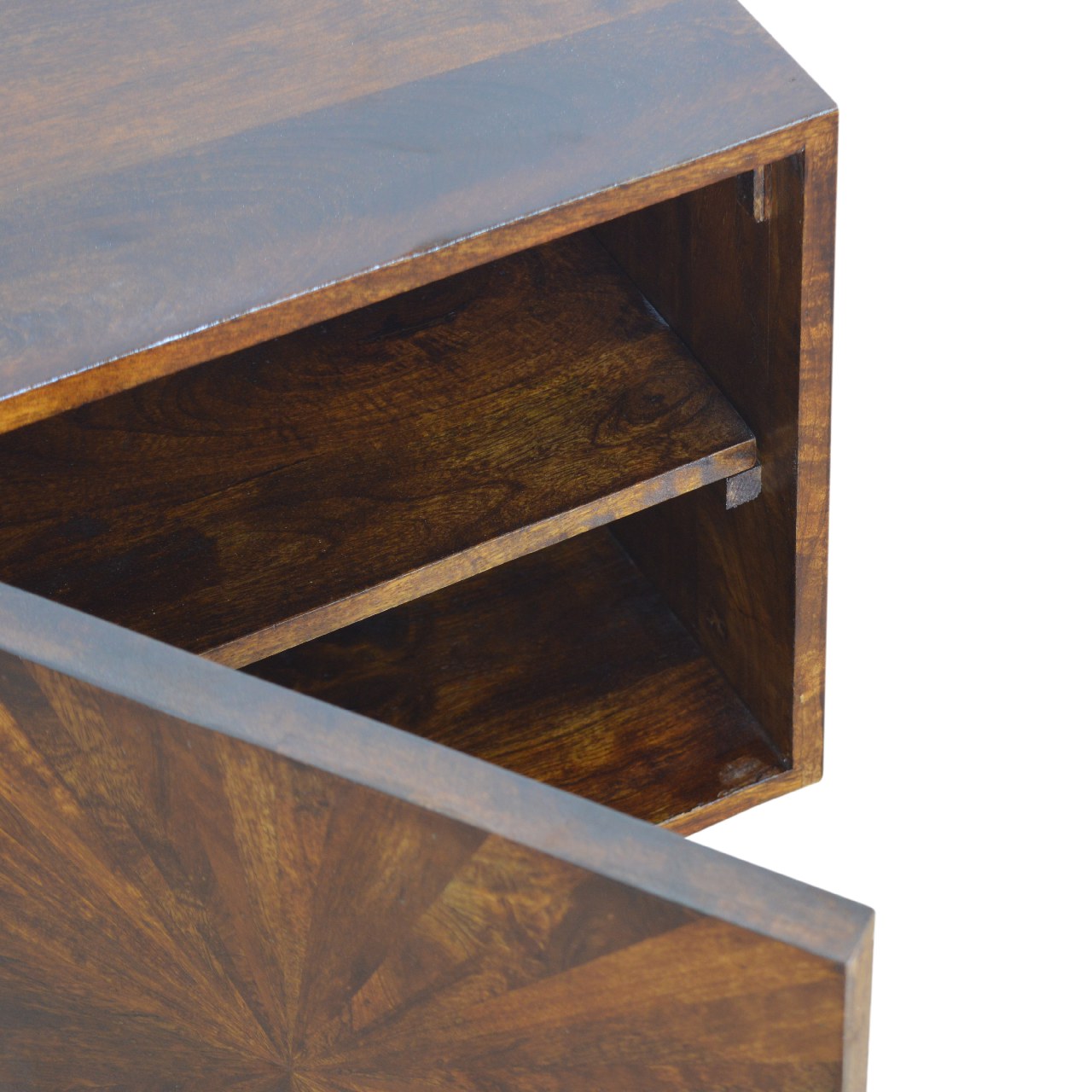 Chestnut Sunrise Cabinet - Luxe Home Comforts