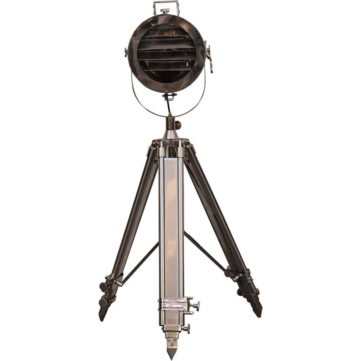 Chrome Tripod Spotlight Floor Lamp - Luxe Home Comforts
