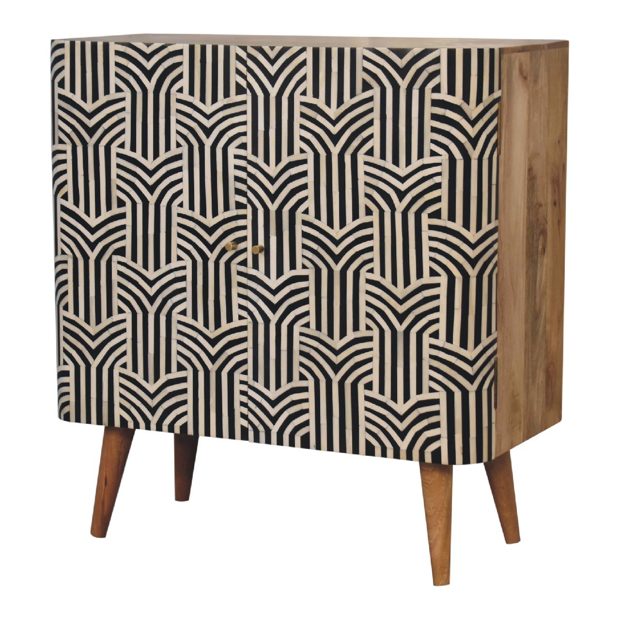 Edessa Bone Inlay Cabinet - Luxe Home Comforts