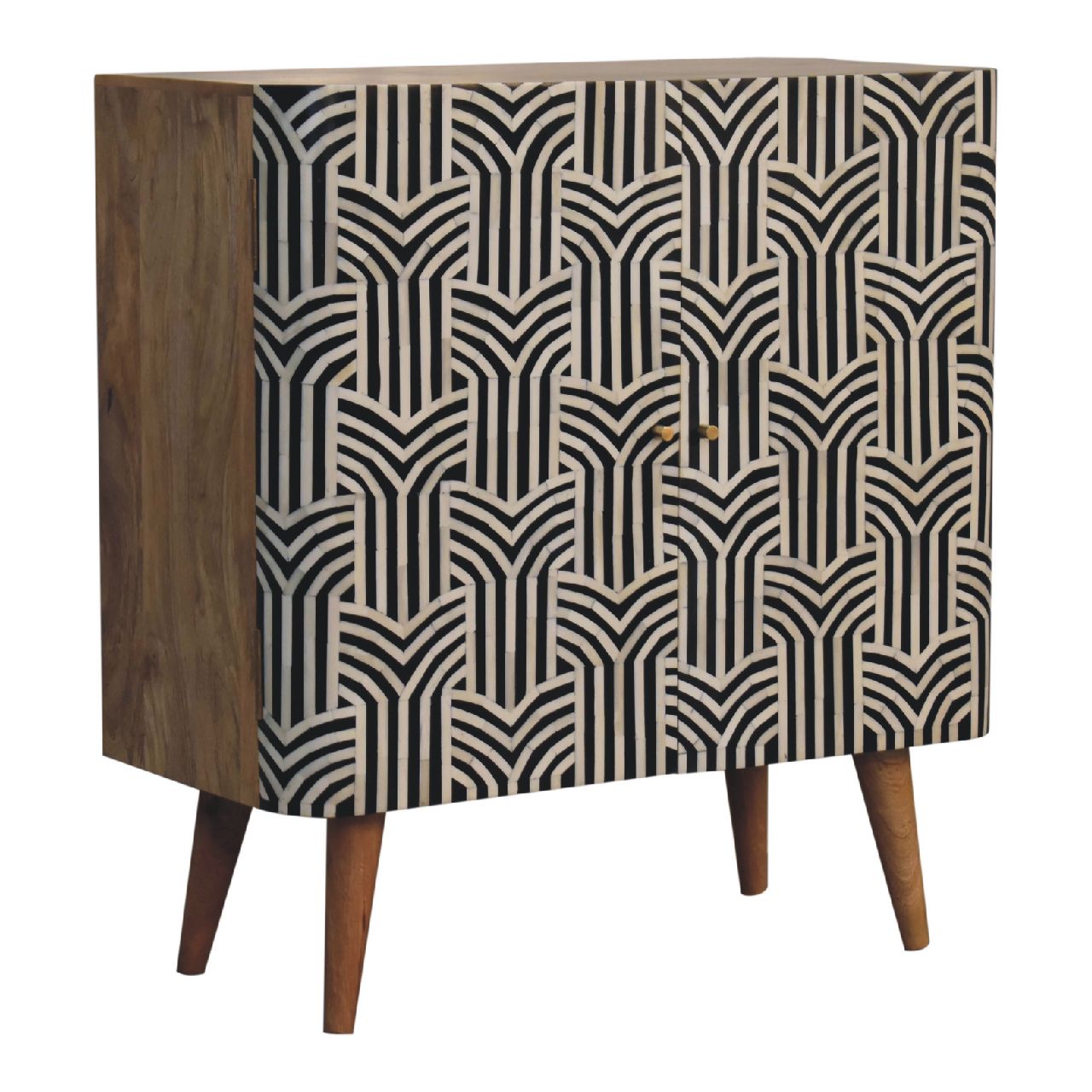 Edessa Bone Inlay Cabinet - Luxe Home Comforts