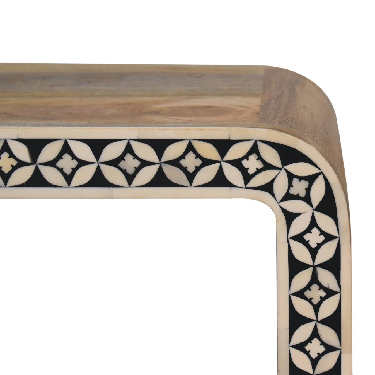 Edessa Bone Inlay End Table - Luxe Home Comforts