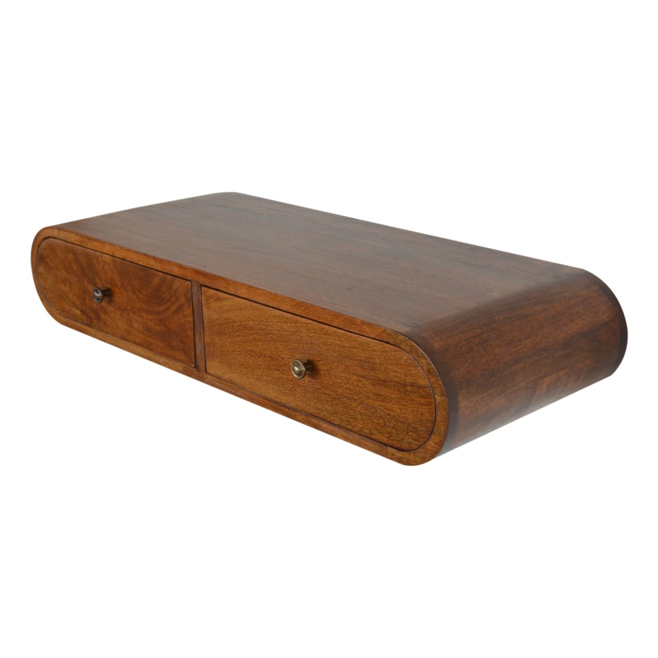 Floating Chestnut London Console - Luxe Home Comforts