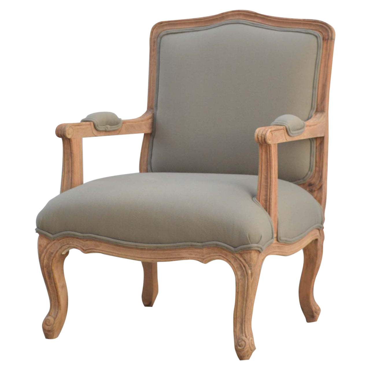 French Style Upholstered Armchair - Luxe Home Comforts