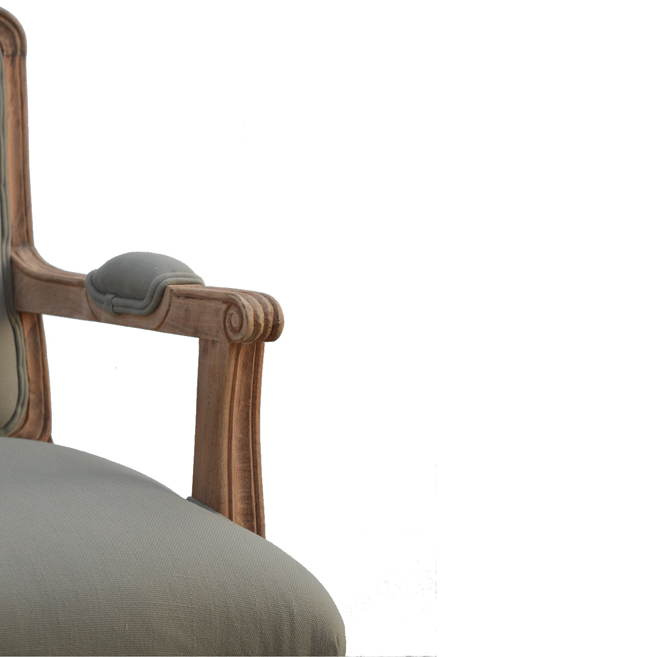 French Style Upholstered Armchair - Luxe Home Comforts