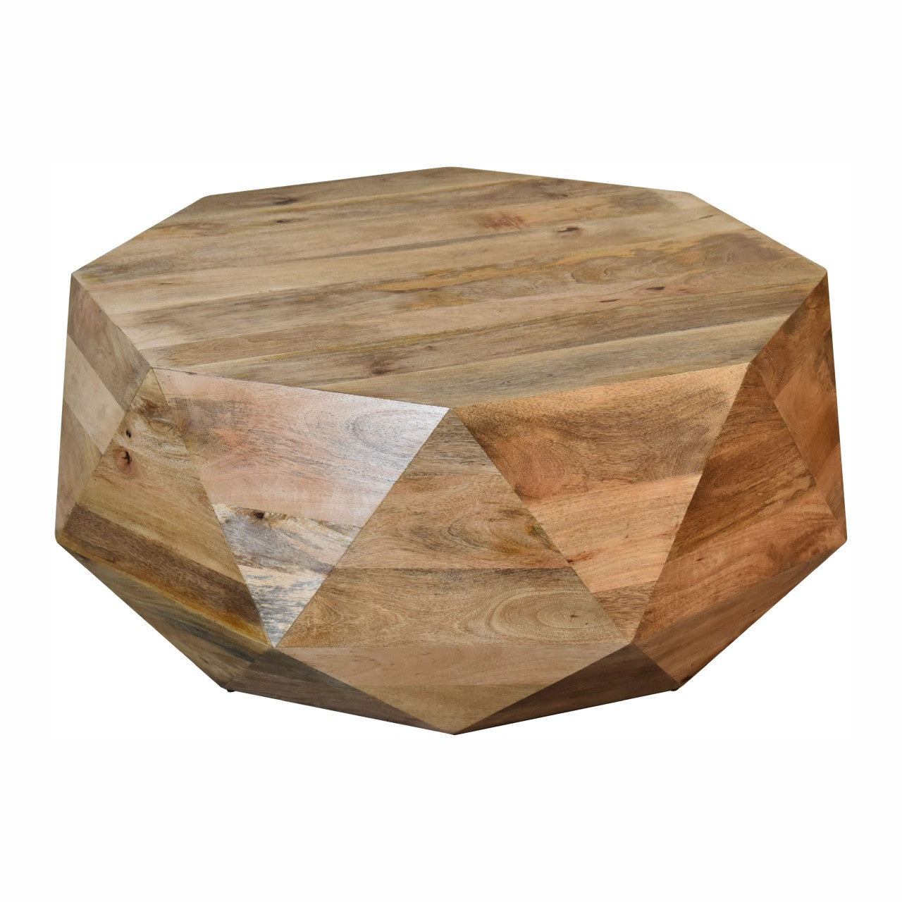 Geo Solid Wood Coffee Table - Luxe Home Comforts