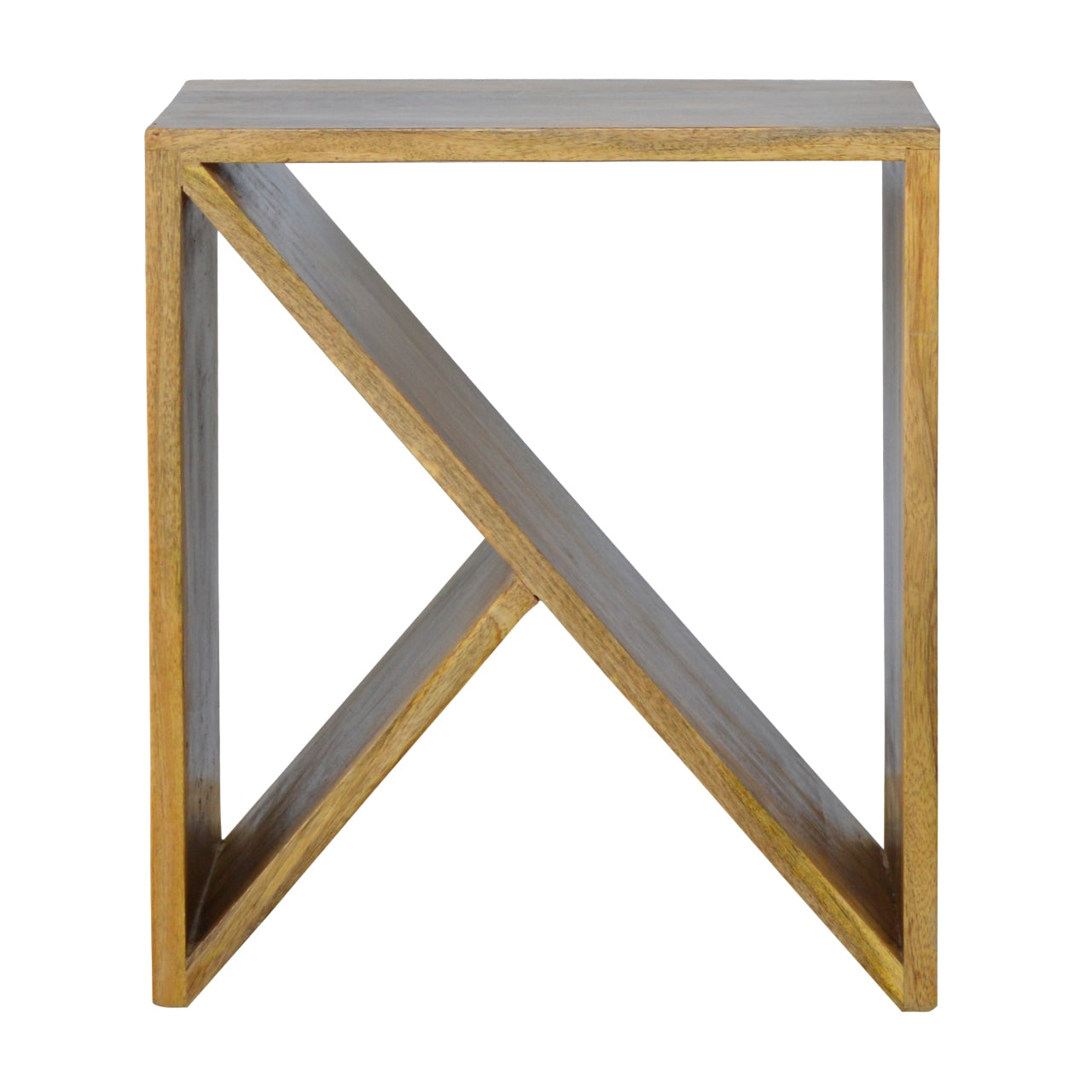 Geometric Library Side Table - Luxe Home Comforts
