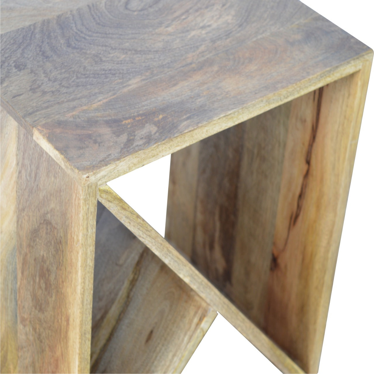 Geometric Library Side Table - Luxe Home Comforts