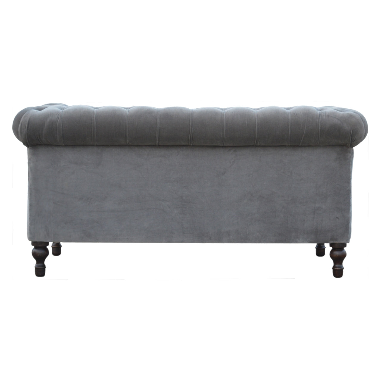 Grey Velvet Chesterfield Sofa - Luxe Home Comforts