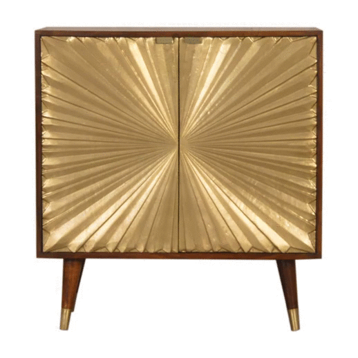 Manila Gold Cabinet - Luxe Home Comforts