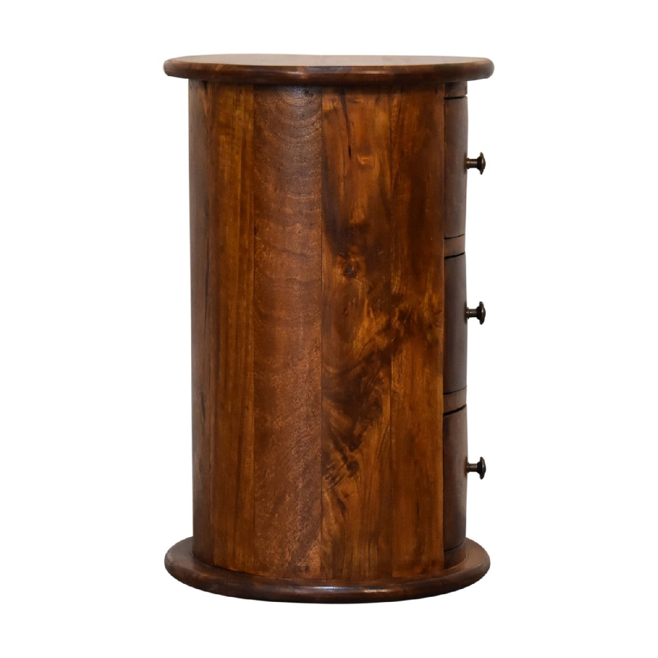 Mini Chestnut Drum Chest - Luxe Home Comforts