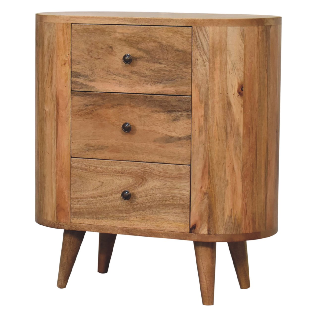Mini Oak-ish Cabinet - Luxe Home Comforts