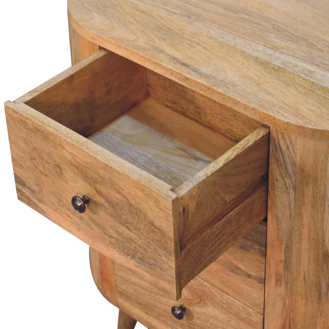 Mini Oak-ish Cabinet - Luxe Home Comforts