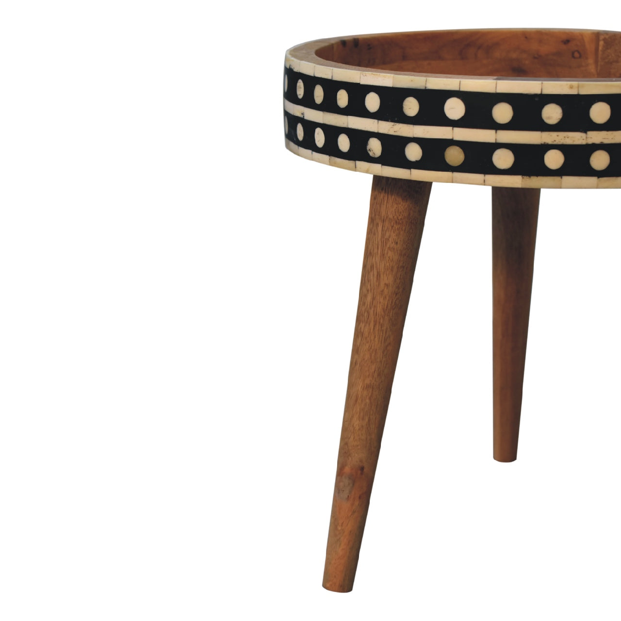 Mini Pattern Nordic End Table - Luxe Home Comforts