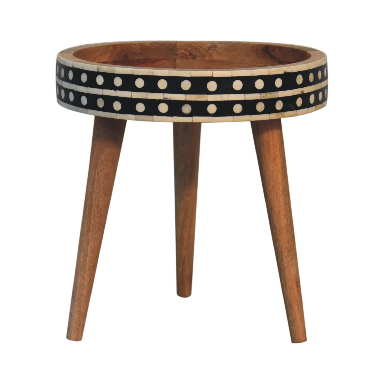 Mini Pattern Nordic End Table - Luxe Home Comforts