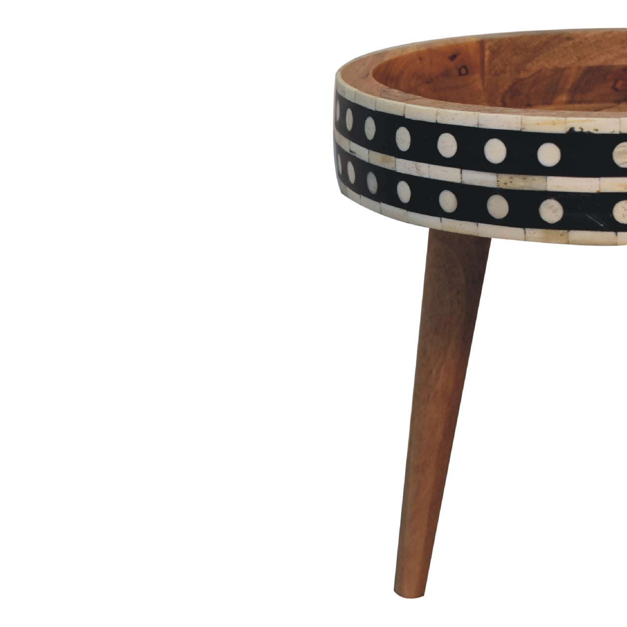 Mini Pattern Nordic End Table - Luxe Home Comforts