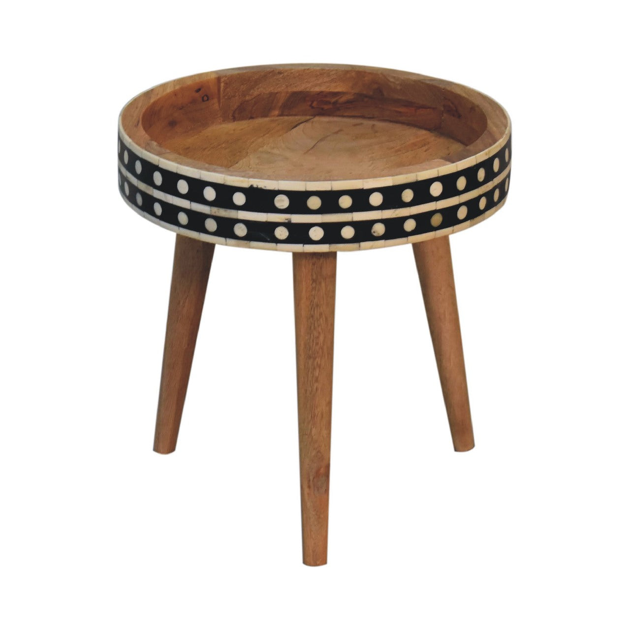 Mini Pattern Nordic End Table - Luxe Home Comforts
