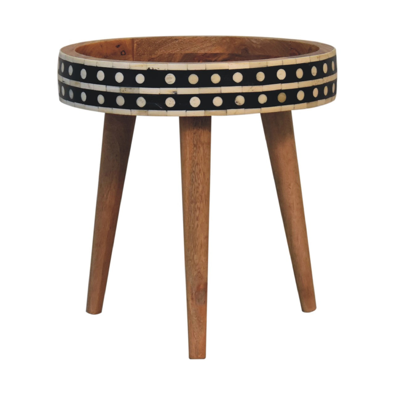 Mini Pattern Nordic End Table - Luxe Home Comforts