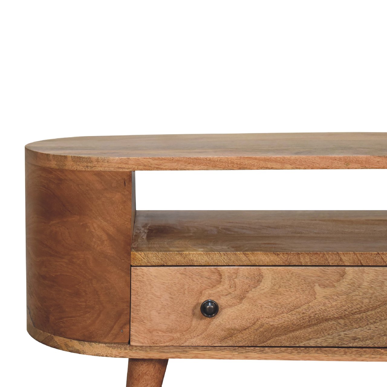 Mini Rounded Entertainment Unit - Luxe Home Comforts