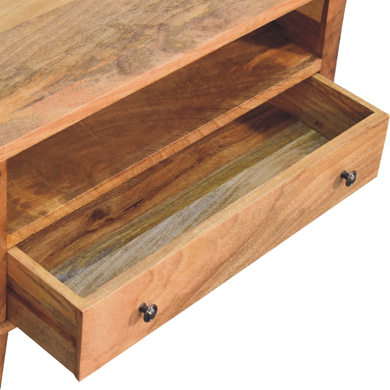 Mini Rounded Entertainment Unit - Luxe Home Comforts