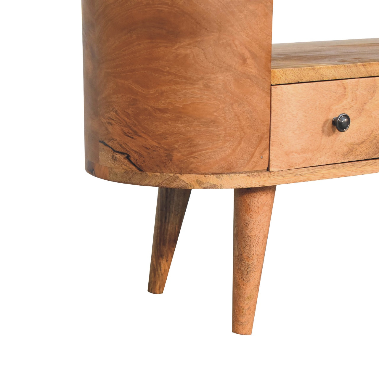 Mini Rounded Entertainment Unit - Luxe Home Comforts