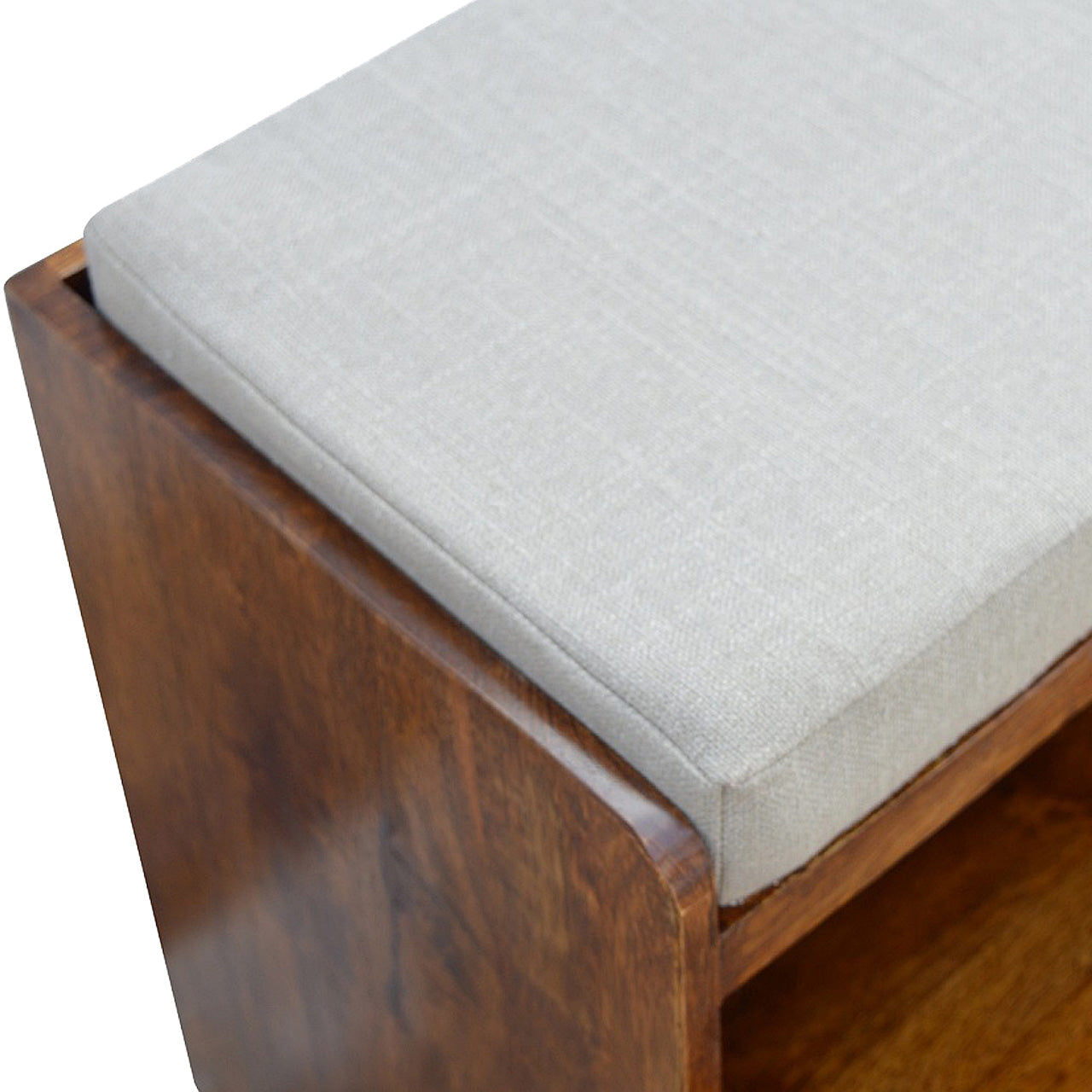 Mud Linen Pull out Shoe Bench - Luxe Home Comforts