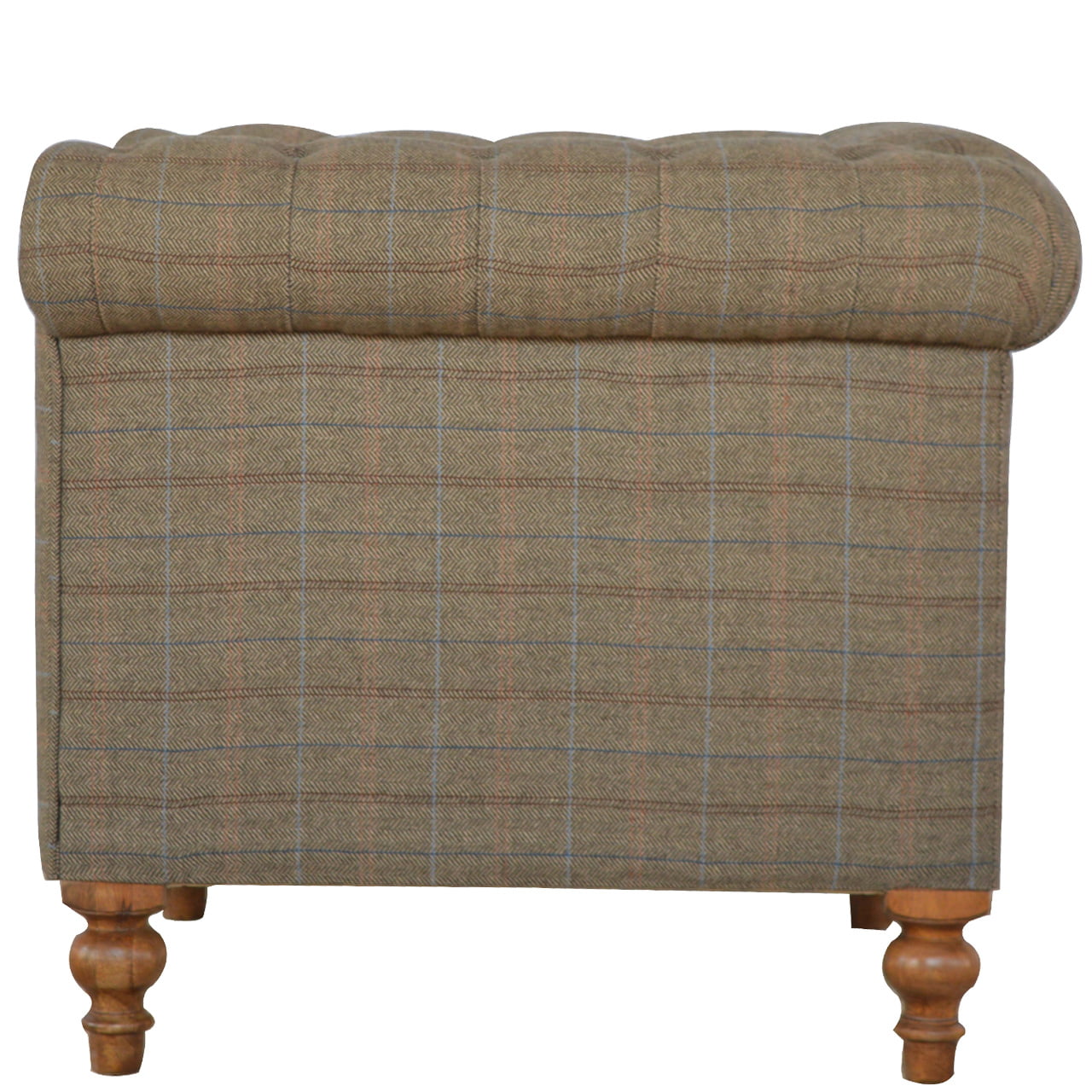 Multi Tweed 2 Seat Chesterfield - Luxe Home Comforts
