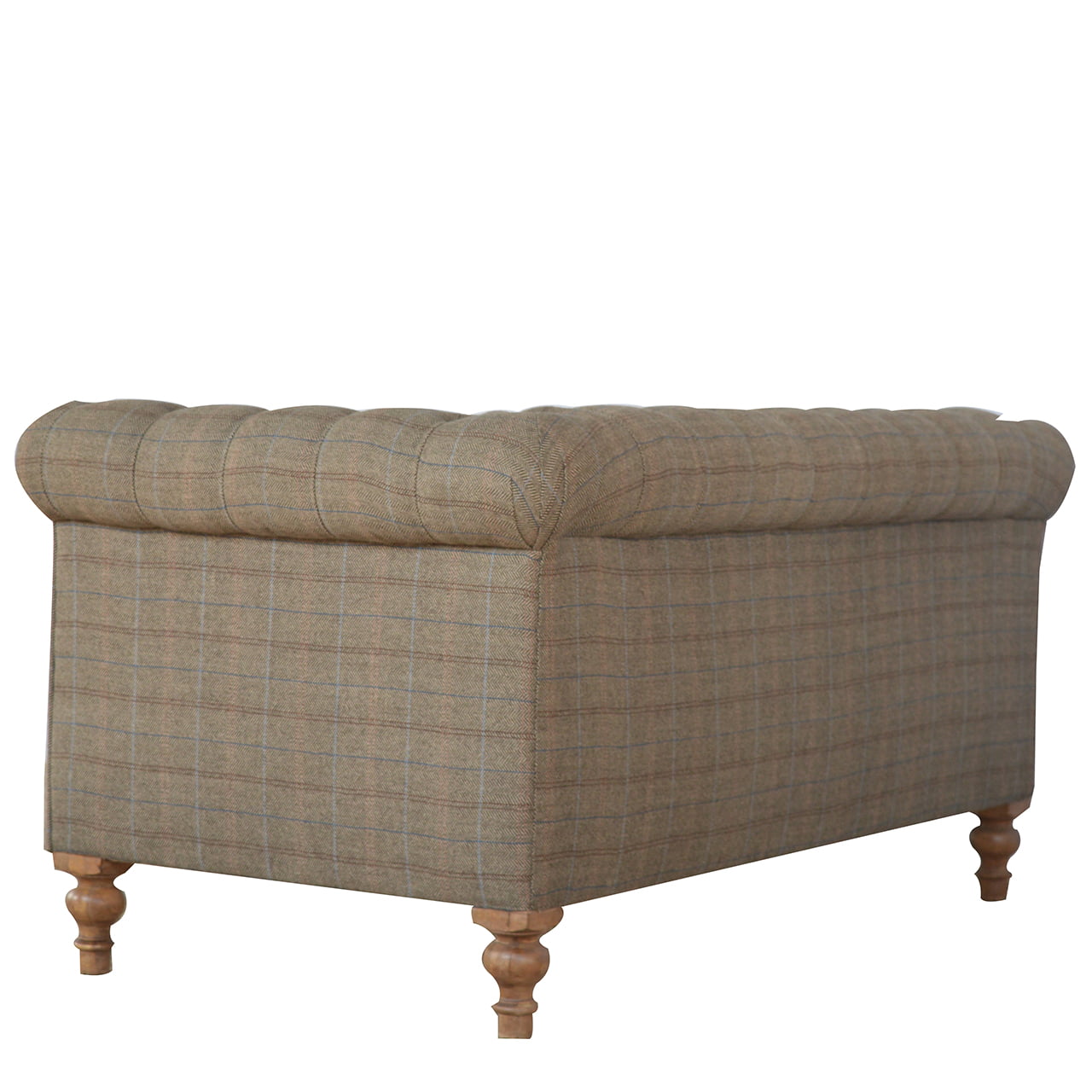 Multi Tweed 2 Seat Chesterfield - Luxe Home Comforts