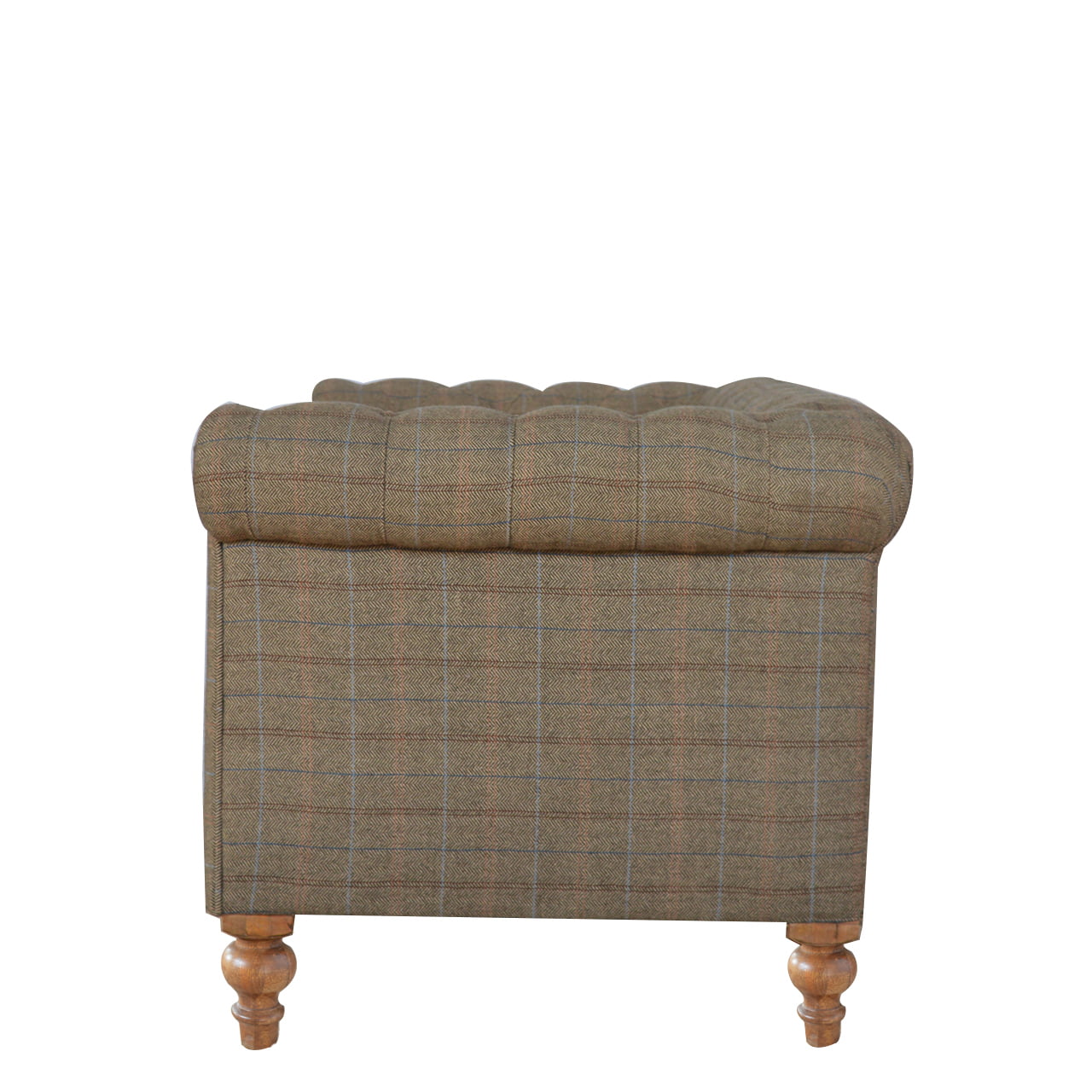 Multi Tweed 2 Seat Chesterfield - Luxe Home Comforts