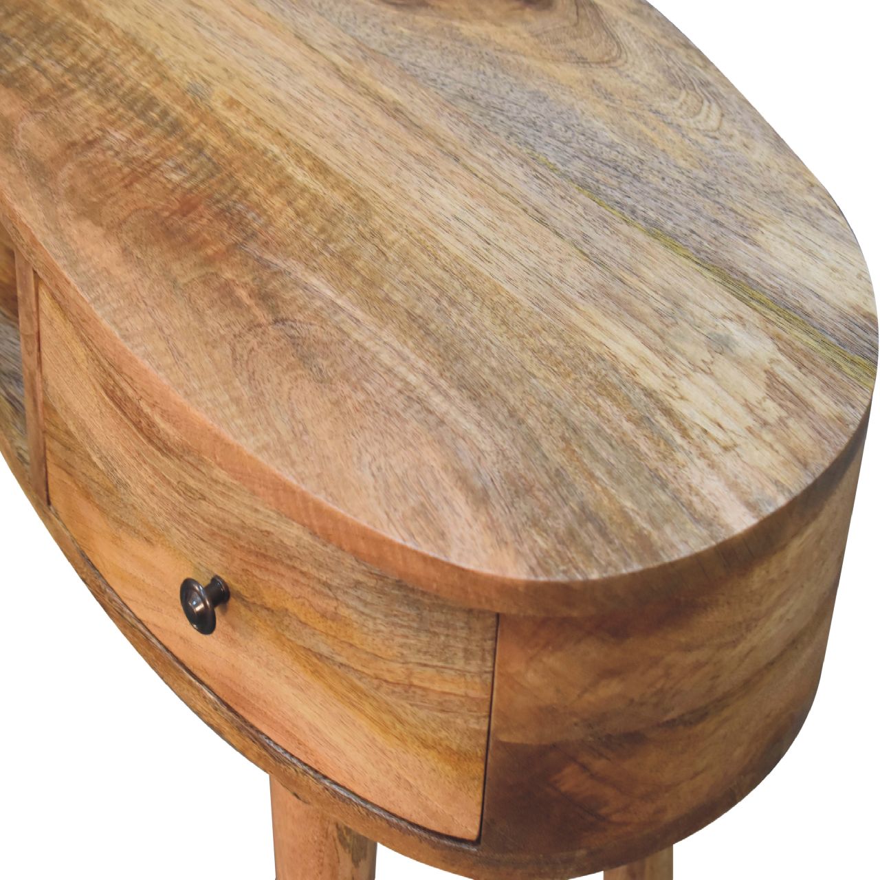 Oak-ish Wave Writing Desk - Luxe Home Comforts