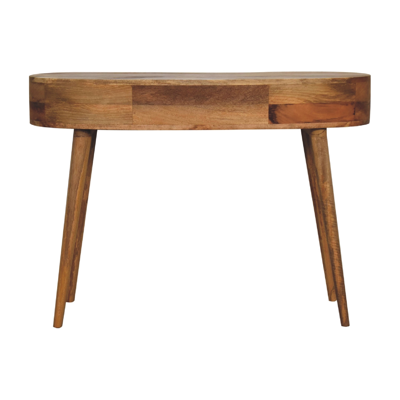 Oak-ish Wave Writing Desk - Luxe Home Comforts
