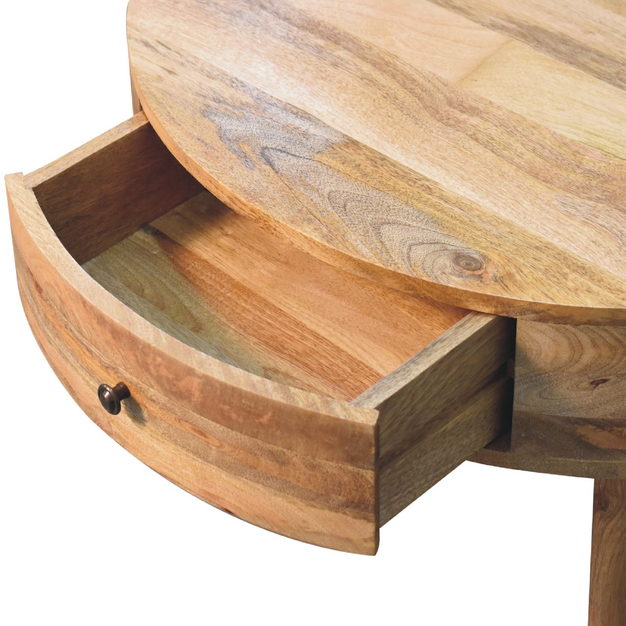 Odyssey Oak-ish Coffee Table - Luxe Home Comforts