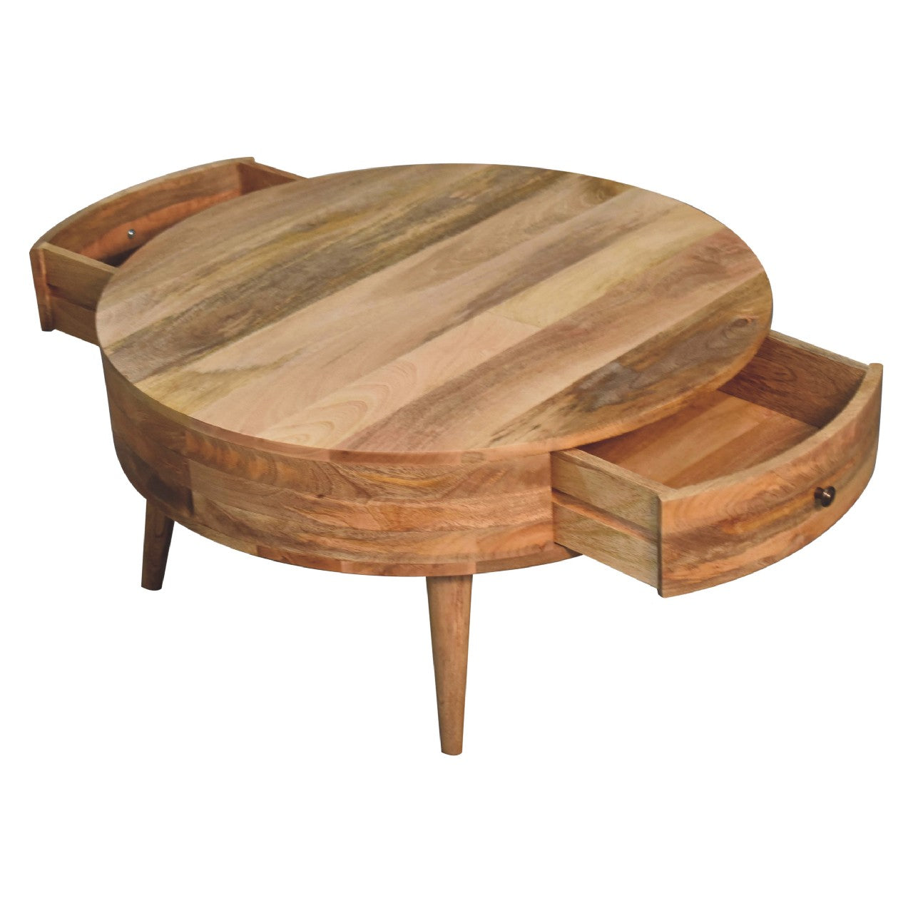 Odyssey Oak-ish Coffee Table - Luxe Home Comforts