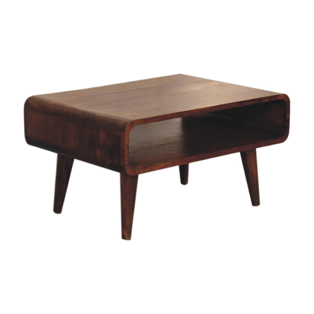 Open Chestnut Media Unit - Luxe Home Comforts