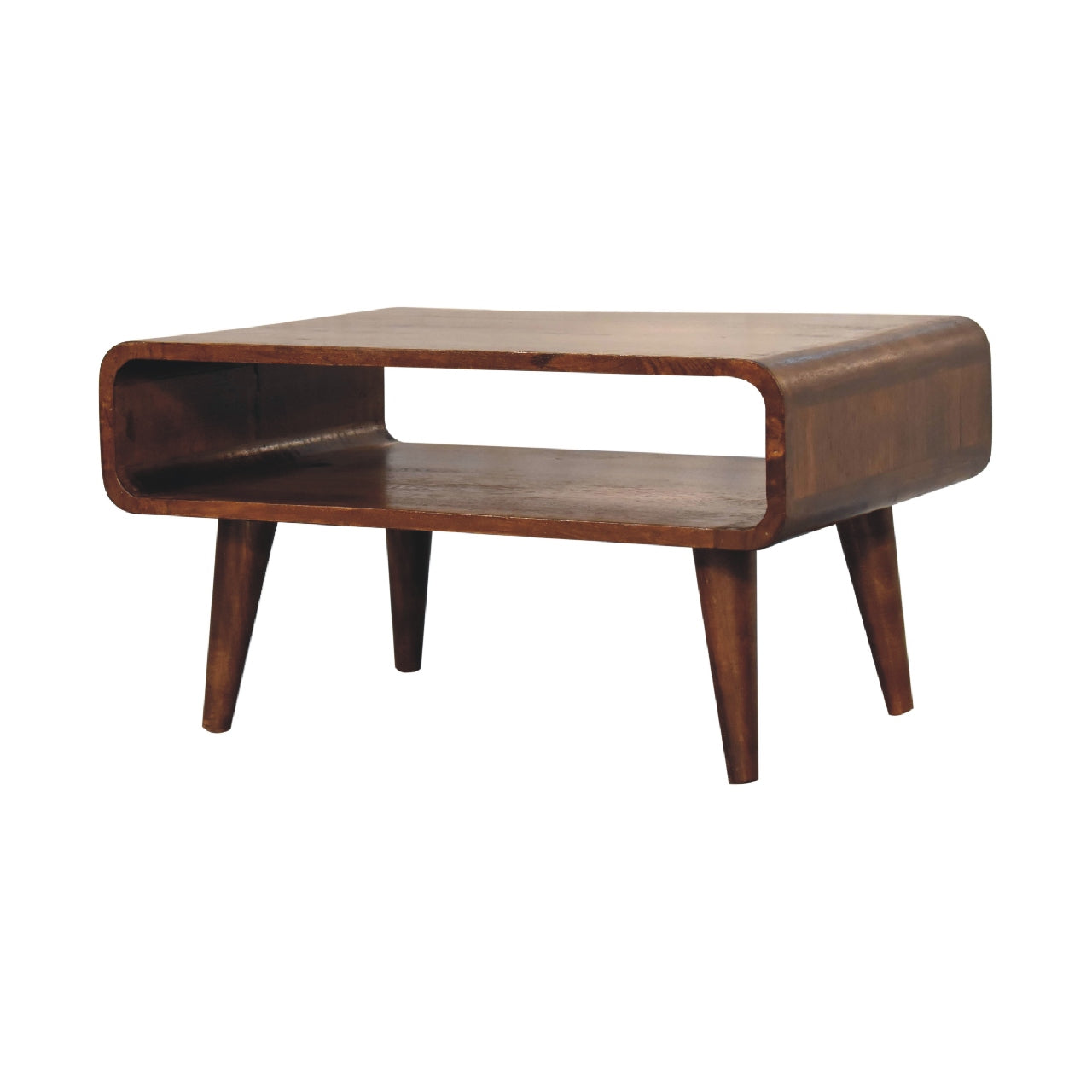Open Chestnut Media Unit - Luxe Home Comforts
