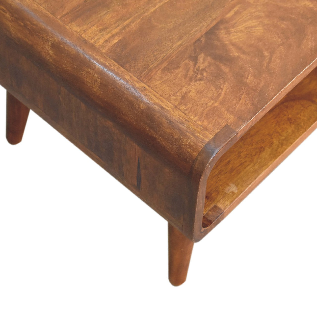 Open Chestnut Media Unit - Luxe Home Comforts