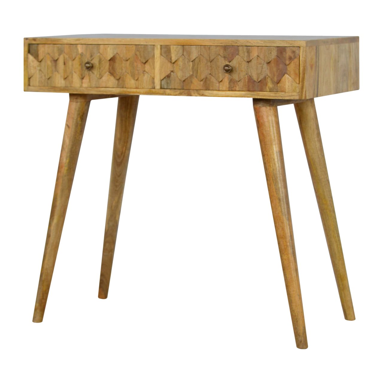 Pineapple Carved Console Table - Luxe Home Comforts