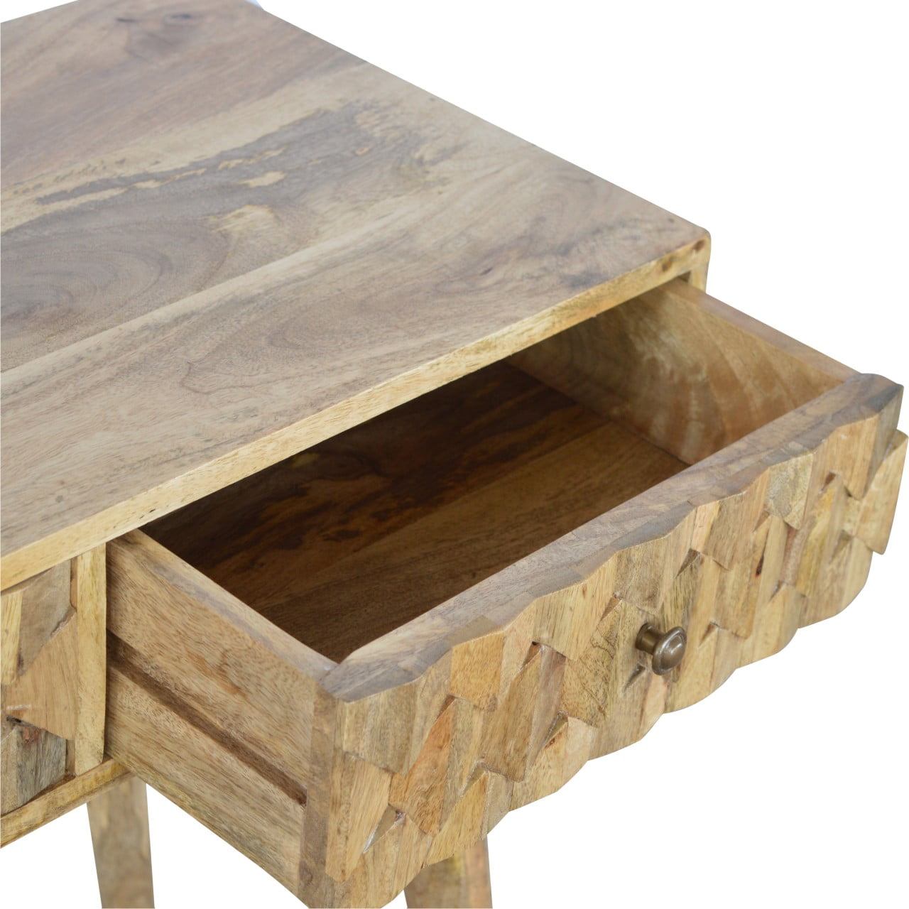 Pineapple Carved Console Table - Luxe Home Comforts